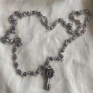 Gucci GG Marmont key pendant necklace